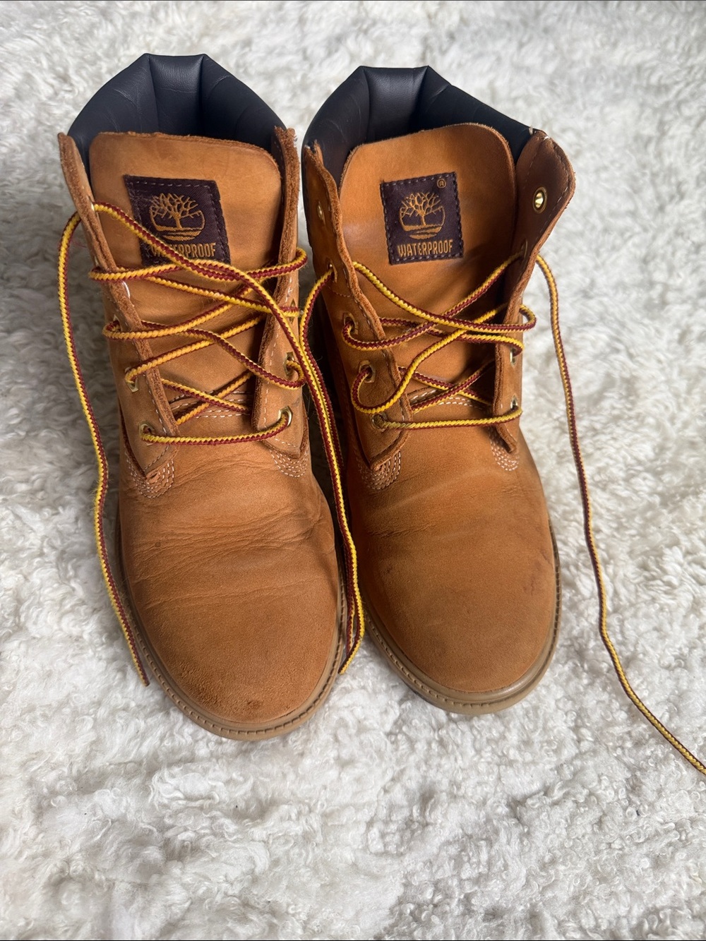 Timberland Wheat Brown Leather Waterproof Boots US 3.5 EU 35.5